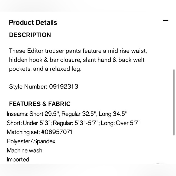 Express Pink Mid Rise Editor Trousers - Picture 8 of 8